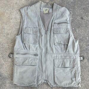 L.L. Bean Men's vintage Utility fishing Vest